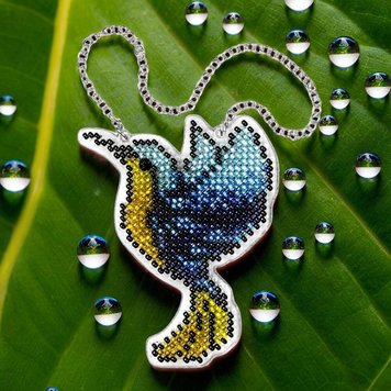 Bead embroidery kit on a plastic base FLPL-093